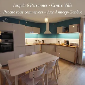 Appartement L'ecrin Connecte-axe Annecy-geneve-wifi-confort, Cruseilles